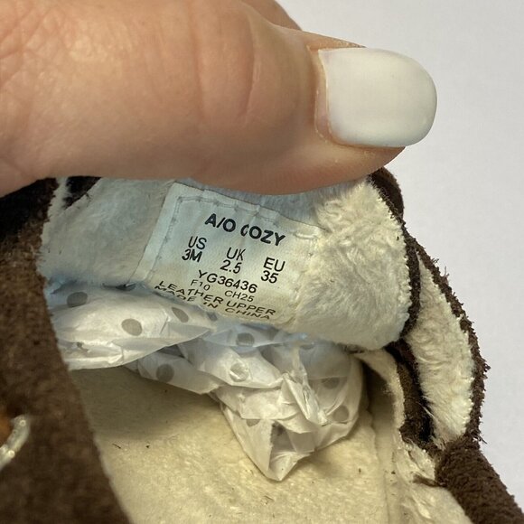 Sperry Top-Sider Shoresider Girls Brown Suede 3-Eye Boat Dock Shoes Sz 3 - Picture 8 of 8